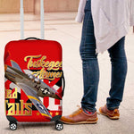 Tuskegee Red Tails Airmen Luggage Cover African American WWII Fighter Pilot Legacy - African Pride