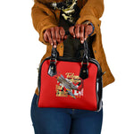 Tuskegee Red Tails Airmen Shoulder Handbag African American WWII Fighter Pilot Legacy - African Pride