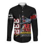 Red Tails Tuskegee Airmen Long Sleeve Button Shirt 332nd Fighter Group WWII Legacy Tribute - African Pride