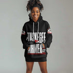 Wings of Honor Tuskegee Airmen Hoodie Dress 332nd 477th Fighter Group Tribute - African Pride
