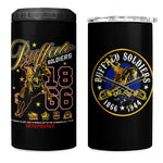 Buffalo Soldiers 4 in 1 Can Cooler Tumbler 1866-1944 African American Black Heros Legacy - African Pride