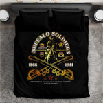 Strength Honor Legacy Buffalo Soldiers Bedding Set African American Cavalry Tribute - African Pride