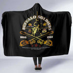 Strength Honor Legacy Buffalo Soldiers Hooded Blanket African American Cavalry Tribute - African Pride
