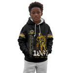 Strength Honor Legacy Buffalo Soldiers Kid Hoodie African American Cavalry Tribute - African Pride