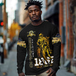 Strength Honor Legacy Buffalo Soldiers Long Sleeve Shirt African American Cavalry Tribute - African Pride