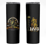 Strength Honor Legacy Buffalo Soldiers Skinny Tumbler African American Cavalry Tribute - African Pride