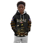 Harlem Hellfighters Kid Hoodie 369th Regiment Legacy at Sea - African Pride
