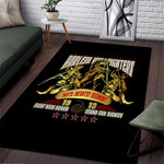Harlem Hellfighters 1913 Area Rug Fight with Honor, Stand for Dignity - 369th Infantry Regiment - African Pride