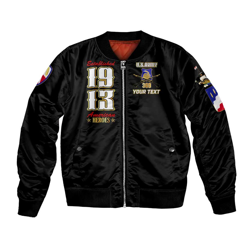 Harlem Hellfighters 1913 Bomber Jacket Fight with Honor, Stand for