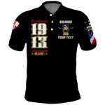 Harlem Hellfighters 1913 Polo Shirt Fight with Honor, Stand for Dignity - 369th Infantry Regiment - African Pride