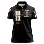 Harlem Hellfighters 1913 Women Polo Shirt Fight with Honor, Stand for Dignity - 369th Infantry Regiment - African Pride
