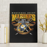 Montford Point Marines Canvas Wall Art Afro Black History Tribute - African Pride