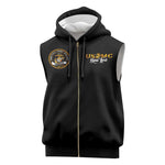 Montford Point Marines Sleeveless Zip Hoodie Afro Black History Tribute - African Pride