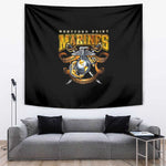 Montford Point Marines Tapestry Afro Black History Tribute - African Pride