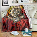 Montford Point Marines Blanket Afro Devil Dog Soldier Legend - African Pride