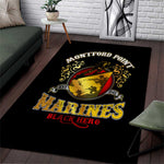 Montford Point Marines Area Rug Afro First to Fight Prejudice - African Pride