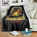 Montford Point Marines Blanket Afro First to Fight Prejudice - African Pride