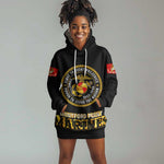 Montford Point Marines Hoodie Dress Afro First to Fight Prejudice - African Pride