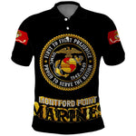 Montford Point Marines Polo Shirt Afro First to Fight Prejudice - African Pride
