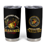 Montford Point Marines Tumbler Cup Afro First to Fight Prejudice - African Pride