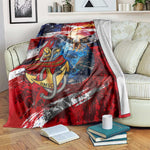 Montford Point Marines Blanket African American Eagle Anchor Tribute - African Pride