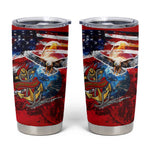 Montford Point Marines Tumbler Cup African American Eagle Anchor Tribute - African Pride