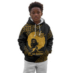 Educated Black Queen Kid Hoodie African Women