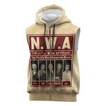 The World's Most Dangerous Group Sleeveless Zip Hoodie - African Pride