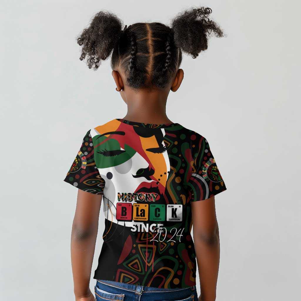 Personalized Black History Month Kid T shirt Since 2024 Chemistry Style