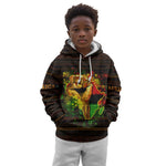 Black Power Kid Hoodie Africa Map