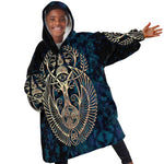 Adinkra Symbols KId Wearable Blanket Hoodie Tree of Life