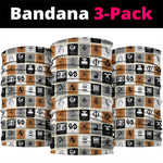 Adinkra Symbols Fashion Neck Gaiter - African Pride
