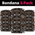 Printed Mud Cloth and Adinkra Symbol Neck Gaiter - African Pride