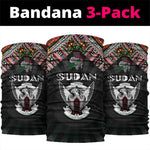 Sudan Roots Neck Gaiter African Pride in Fingerprint and Tribal Colors DT02