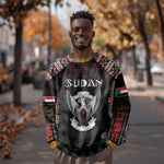 Personalized Sudan Roots Sweatshirt African Pride in Fingerprint and Tribal Colors