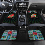 Djibouti Roots Car Mats African Pride in Fingerprint and Tribal Colors