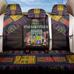 Mauritius Roots Back Car Seat Cover African Pride in Fingerprint and Tribal Colors