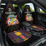 Mauritius Roots Car Seat Cover African Pride in Fingerprint and Tribal Colors