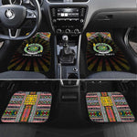 Comoros Roots Car Mats African Pride in Fingerprint and Tribal Colors