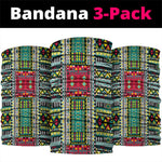 Mozambique Roots Neck Gaiter African Pride in Fingerprint and Tribal Colors - African Pride