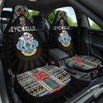 Seychelles Roots Car Seat Cover African Pride in Fingerprint and Tribal Colors