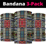 Seychelles Roots Neck Gaiter African Pride in Fingerprint and Tribal Colors - African Pride