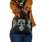 Seychelles Roots Shoulder Handbag African Pride in Fingerprint and Tribal Colors