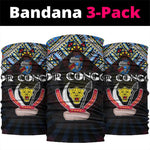 DR Congo Roots Neck Gaiter African Pride in Fingerprint and Tribal Colors DT02
