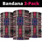 Liberia Roots Neck Gaiter African Pride in Fingerprint and Tribal Colors - African Pride