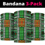Niger Roots Neck Gaiter African Pride in Fingerprint and Tribal Colors - African Pride