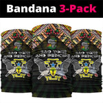 Sao Tome and Principe Roots Neck Gaiter African Pride in Fingerprint and Tribal Colors DT02