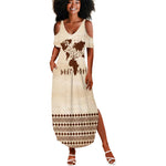 Root Africa Summer Maxi Dress African Map
