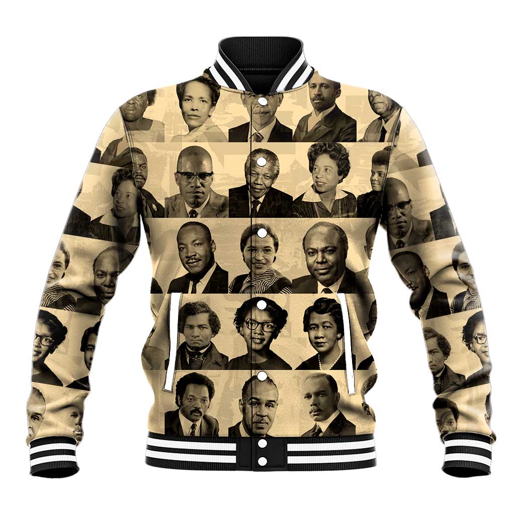 Civil Rights Leaders Baseball Jacket African-American DT02