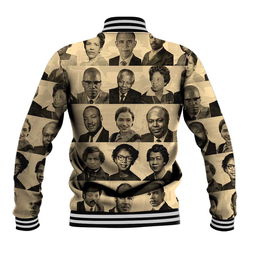 Civil Rights Leaders Baseball Jacket African-American DT02